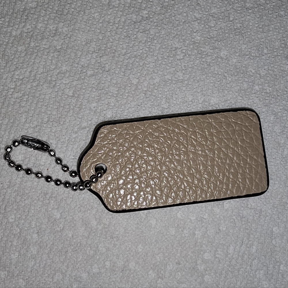 Coach Key Tag
